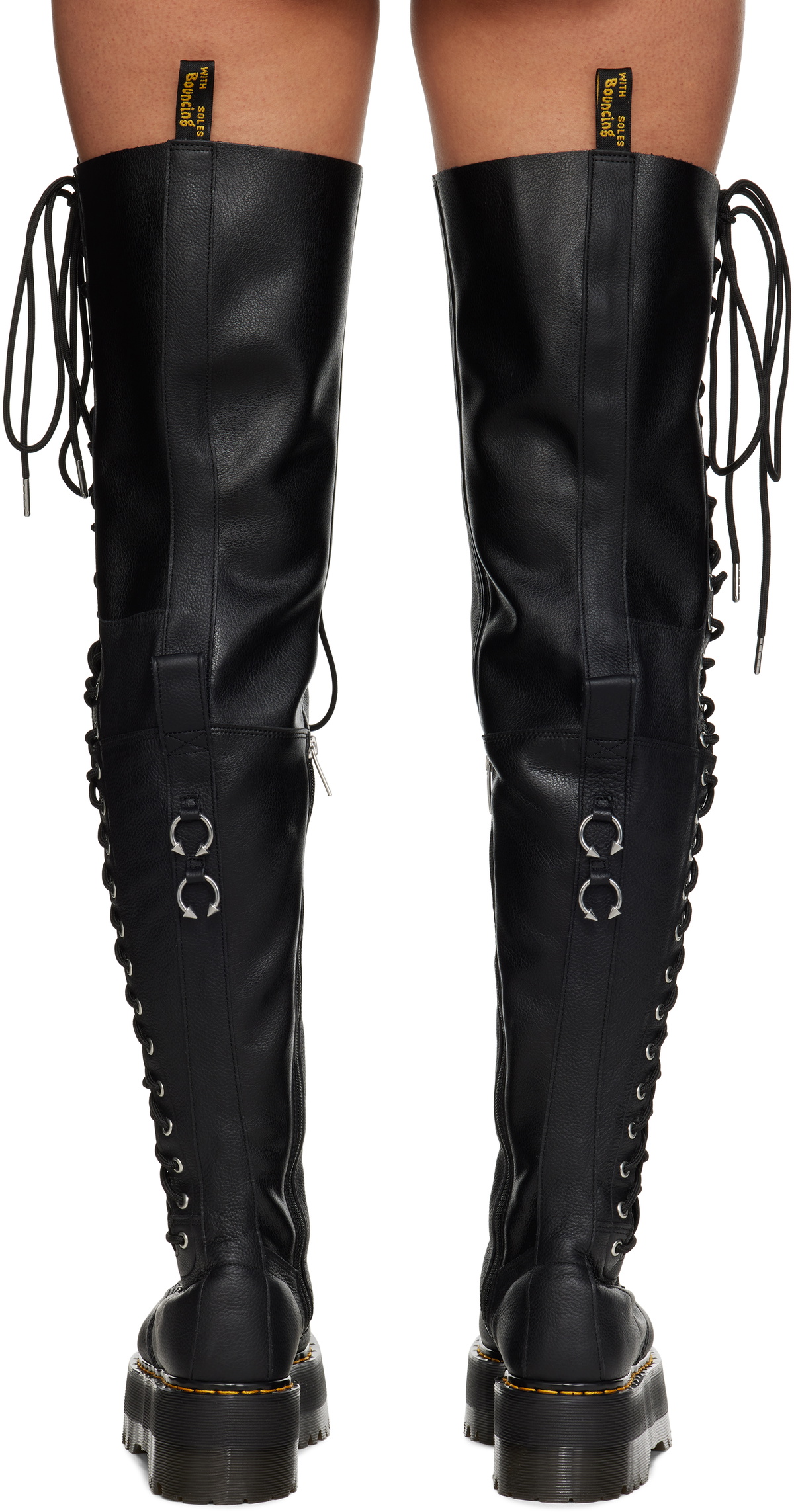 Dr. Martens Black 28-Eye Extreme Max Tall Boots Dr. Martens
