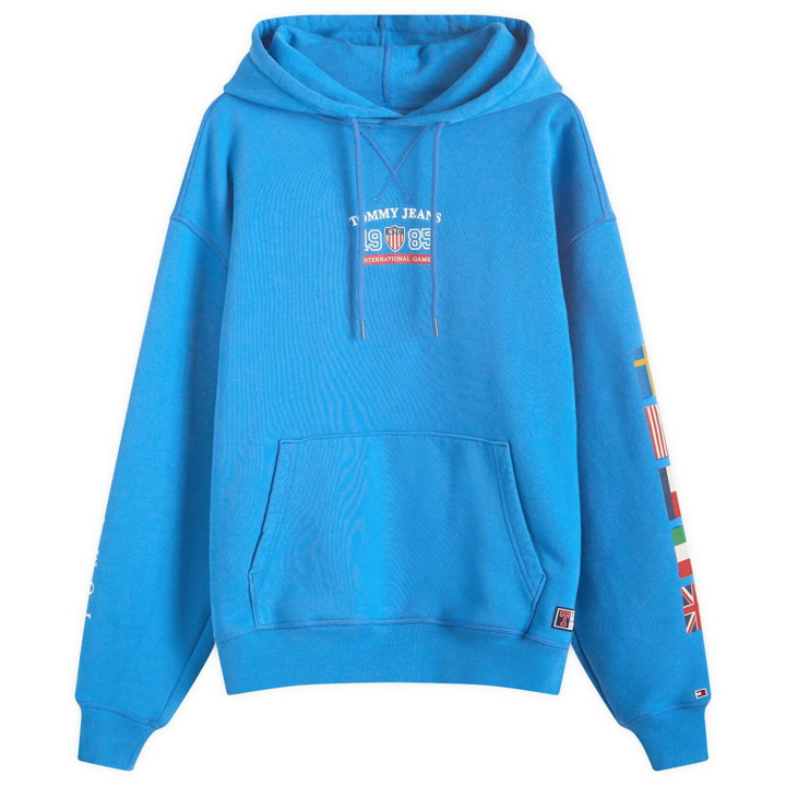 Photo: Tommy Jeans Men's Archive Games Hoodie in Phthalo Blue