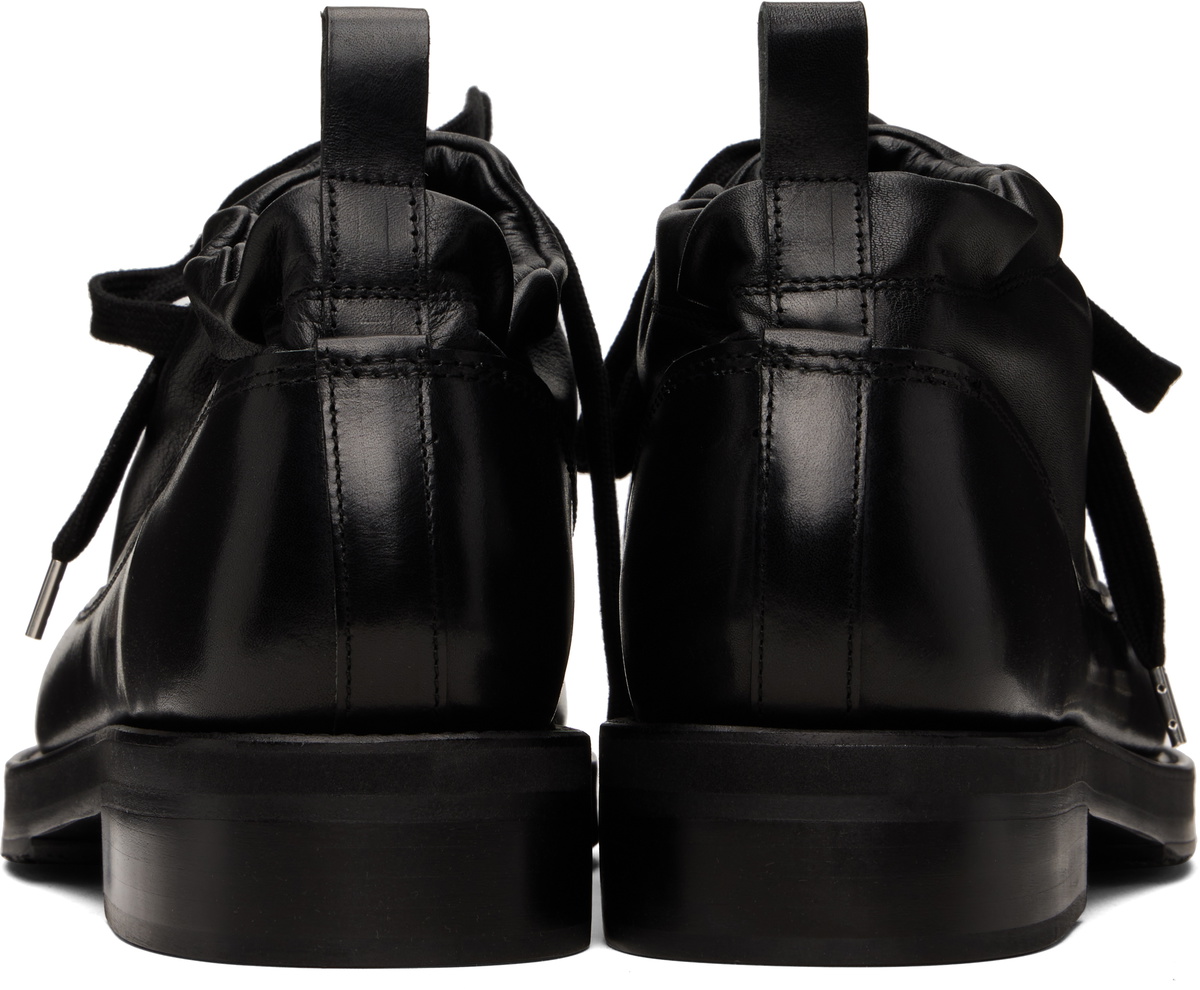 Comme des Garçons Homme Plus Black KIDS LOVE GAITE Edition Leather Derbys