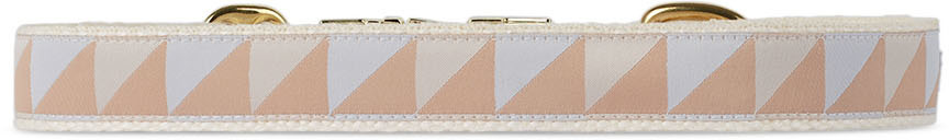 See Scout Sleep Beige & Off-White Medium Nice Grill Standard Collar