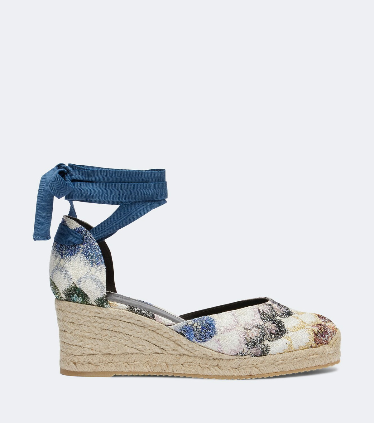 Missoni Eva lamé espadrille wedges