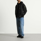 Stone Island Men's Nylon Metal EcoNyl PrimaLoft Bomber Jacket in Black