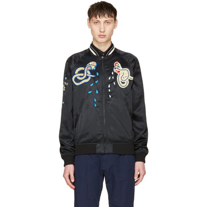 Photo: Diesel Reversible Black J-Rocket Souvenir Jacket