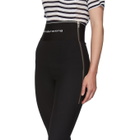 Alexander Wang Black Stretch Twill Leggings