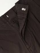 3sixteen - Safari Straight-Leg Cotton-Poplin Trousers - Brown
