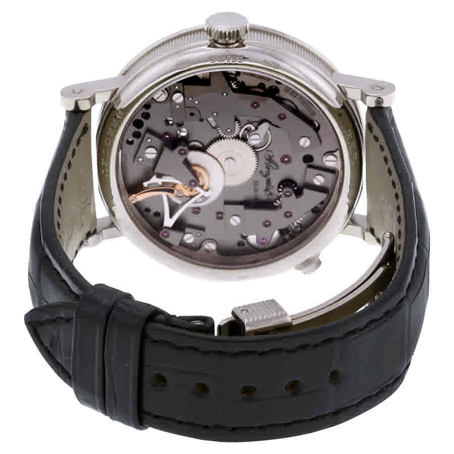 Breguet Tradition 18kt White Gold GMT Manual Silver Skeleton Dial Mens Watch 7067BB/G1/9W6