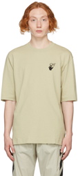 Off-White Beige Bubble Arrow Skate T-Shirt