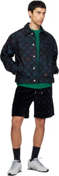 Casablanca Navy Heatmap Denim Jacket