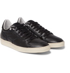 AMI - Leather Sneakers - Men - Black