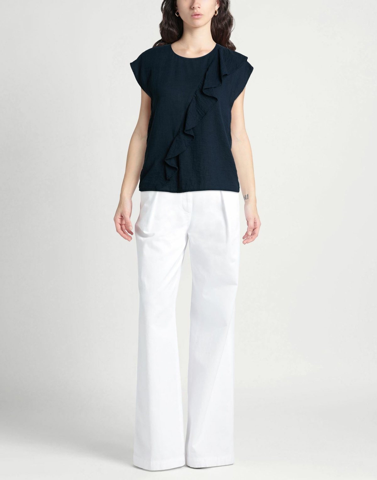 Alessia Santi Womens Top in Navy