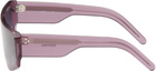 Rick Owens Purple Performa Sunglasses
