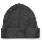Paul Smith - Ribbed Cashmere and Wool-Blend Beanie - Men - Gray