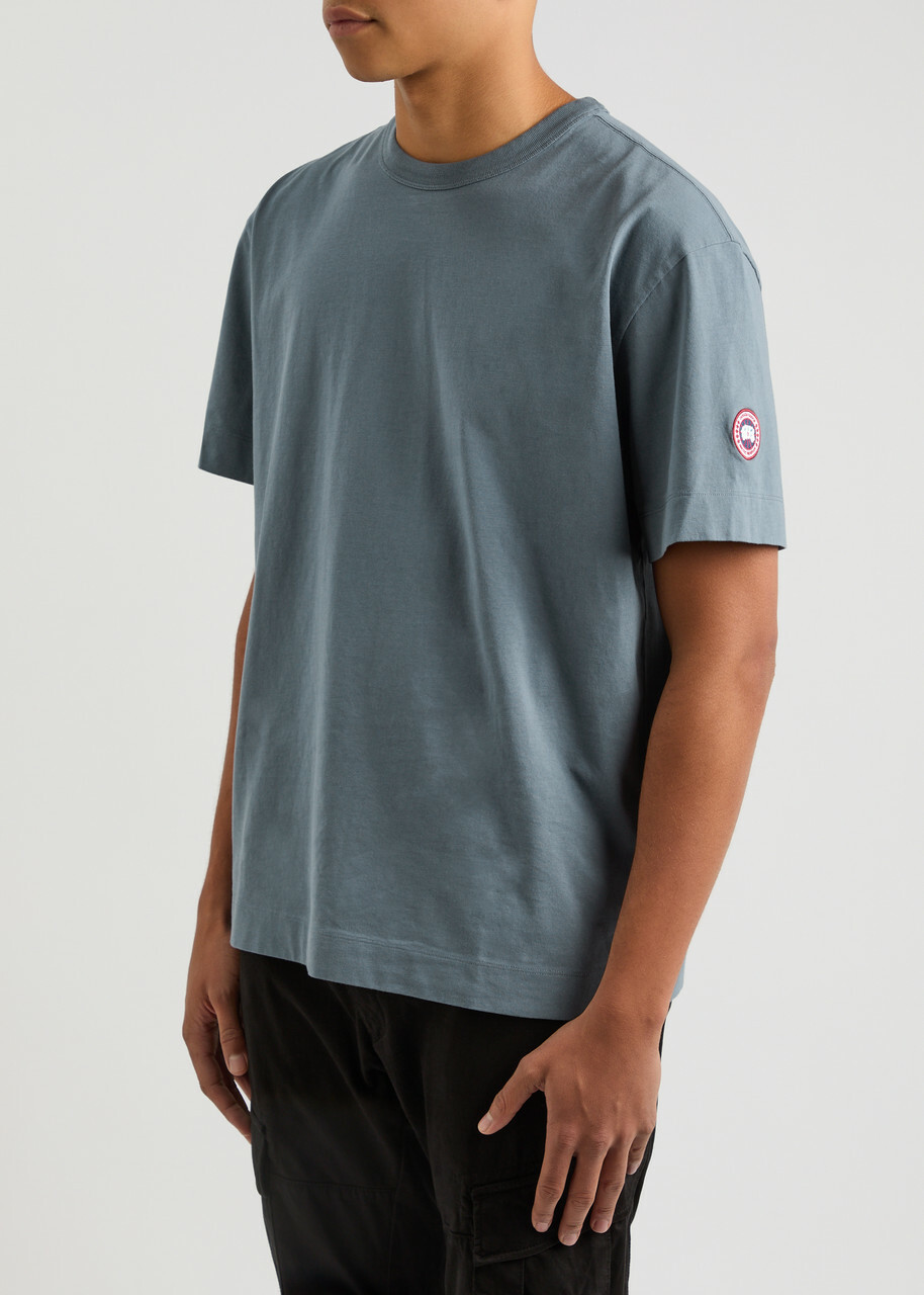 Canada Goose Gladstone Cotton T-shirt Light Blue Canada Goose