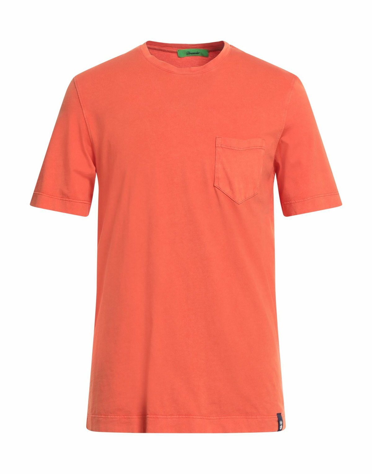 Drumohr Mens T-shirt in Mandarin