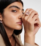 Mateo 14kt gold ring with topaz and diamonds