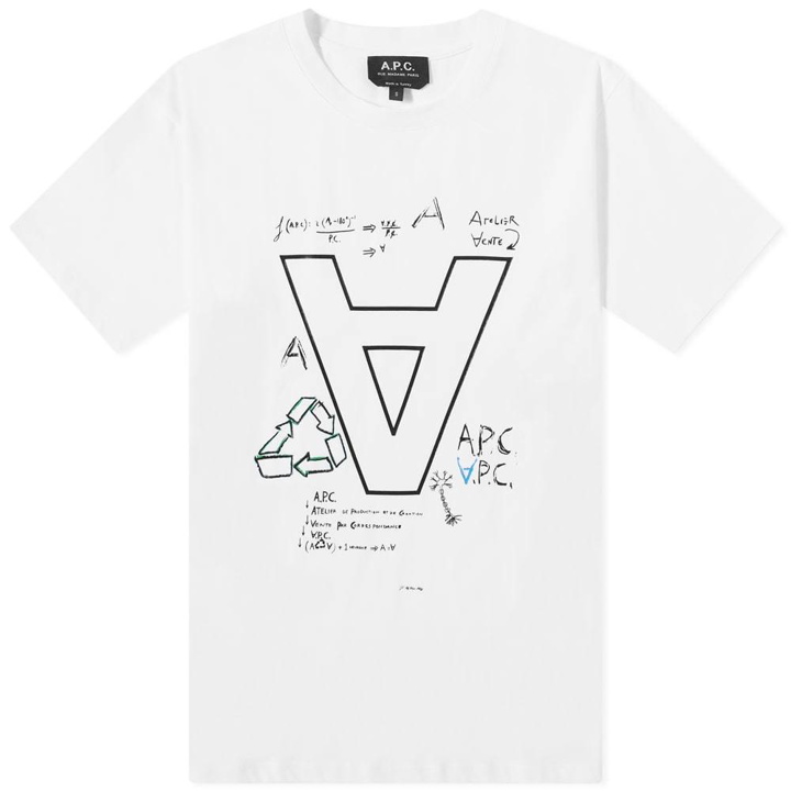 Photo: A.P.C. Whaouh Logo Tee