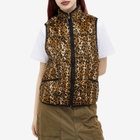 Pleasures Women's Felis Reversible Vest in Gold