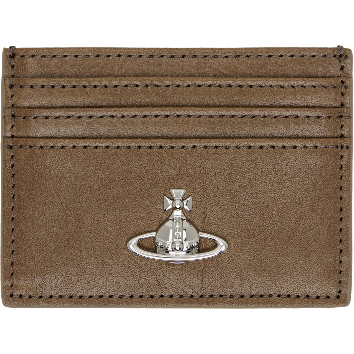 Vivienne Westwood Brown Flat Card Holder