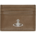 Vivienne Westwood Brown Flat Card Holder