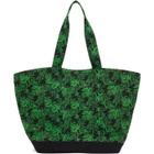 SSENSE WORKS SSENSE Exclusive Jeremy O. Harris Black and Green Cursive Text Tote