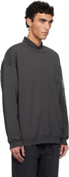 N.Hoolywood Gray Crewneck Sweatshirt