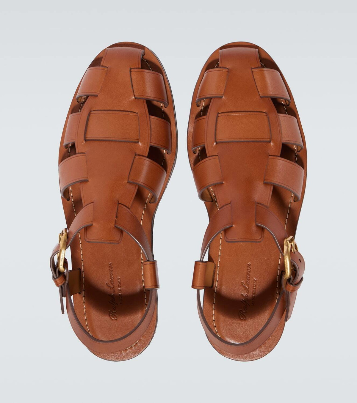 Ralph Lauren Purple Label Leather fisherman sandals