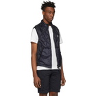 Stone Island Blue Micro Quilted Vest