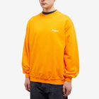 Represent Men's Owners Club Crew Sweat in Neon Orange