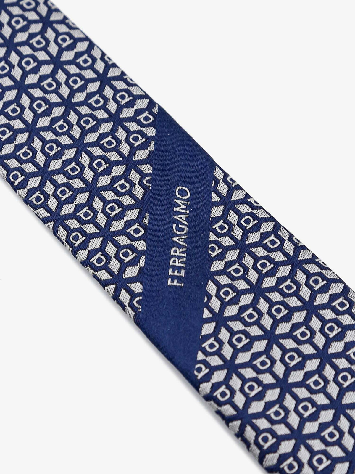 ferragamo tie blue