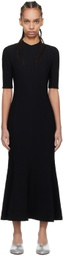 Mame Kurogouchi Black Mermaid Maxi Dress