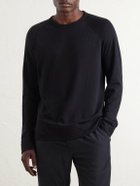 James Perse - Garment-Dyed Loopback Supima Cotton-Jersey Sweatshirt - Black