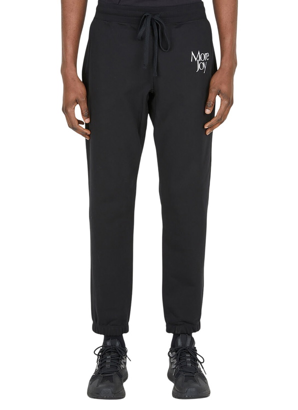 Photo: More Joy Logo Embroidered Classic Track Pants