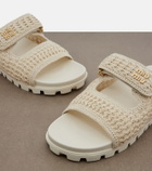 Miu Miu Crochet sandals