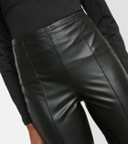 Jet Set Pegaso faux leather leggings