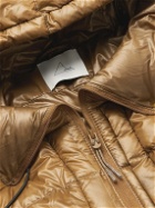 ROA - Quilted Ripstop Hooded Down Jacket - Brown