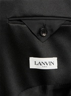 LANVIN - Double Breasted Wool Tuxedo Jacket