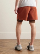 Nike Training - Unlimited 2-in-1 Straight-Leg Dri-FIT Shorts - Orange