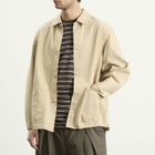 Kaptain Sunshine Men's Cotton Drill Coverall Jacket in Khaki