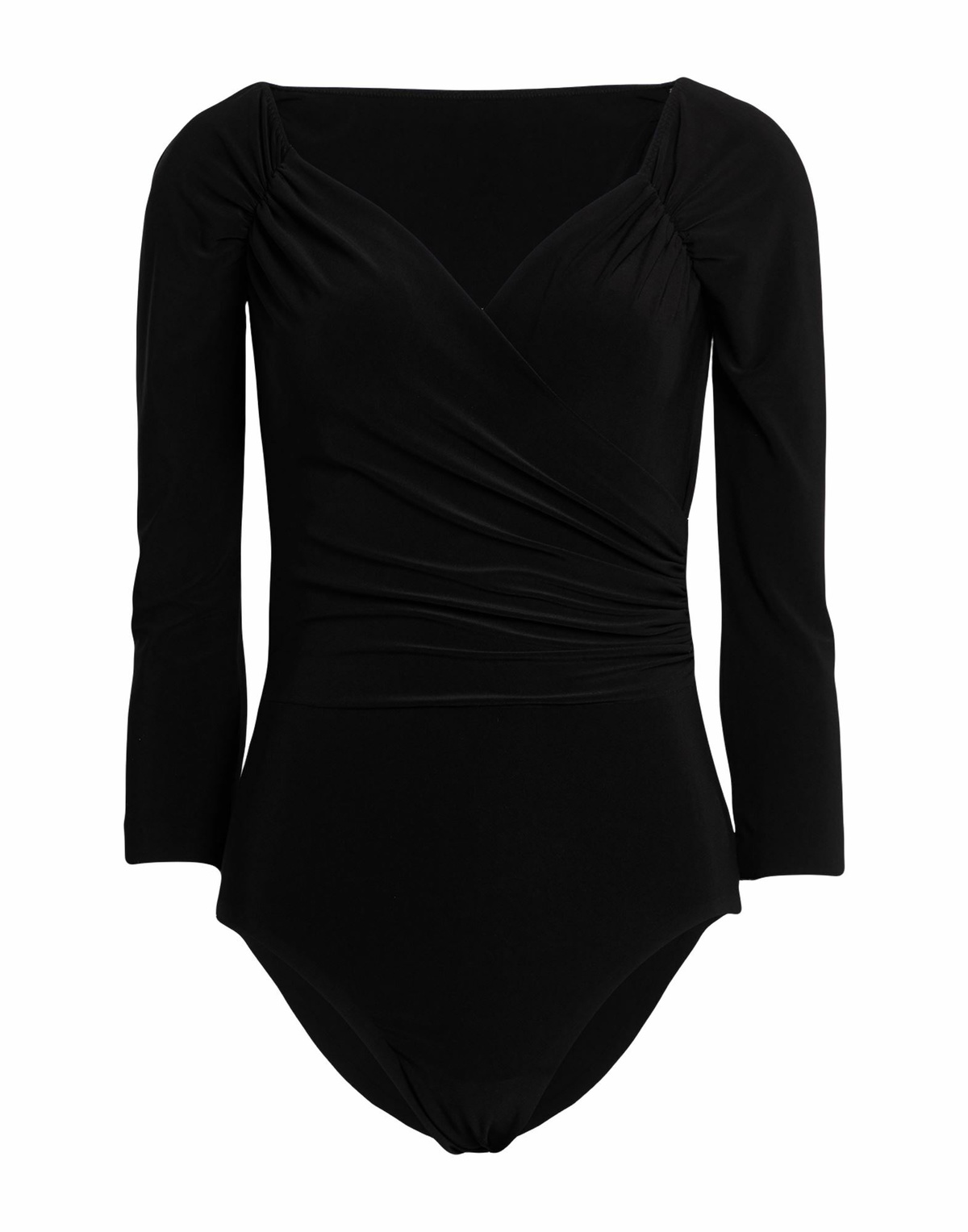 Norma Kamali Womens Bodysuit in Black