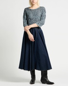 Alessia Santi Womens Sweater Slate in Blue