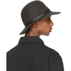 Needles Grey Felted Wool Cruiser Hat