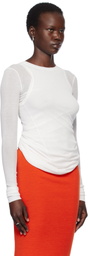Jil Sander White Crewneck T-shirt