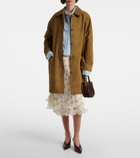 Dorothee Schumacher Soft Touch suede coat