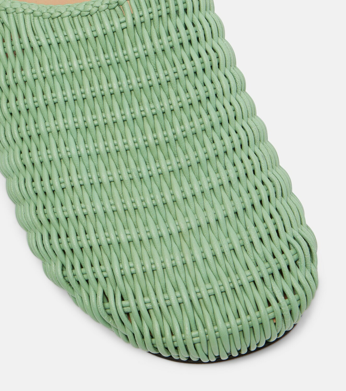 JW Anderson Babouche woven leather loafers