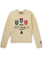 Reese Cooper® - Embroidered Appliquéd Organic Cotton-Jersey Sweatshirt - Neutrals
