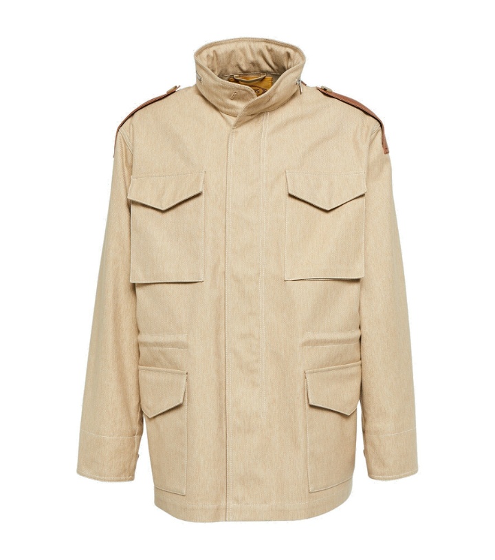 Photo: Tod's - Coated leather-trimmed cotton jacket