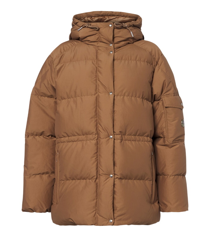 Photo: Moncler Himalaya hooded cotton-blend down jacket