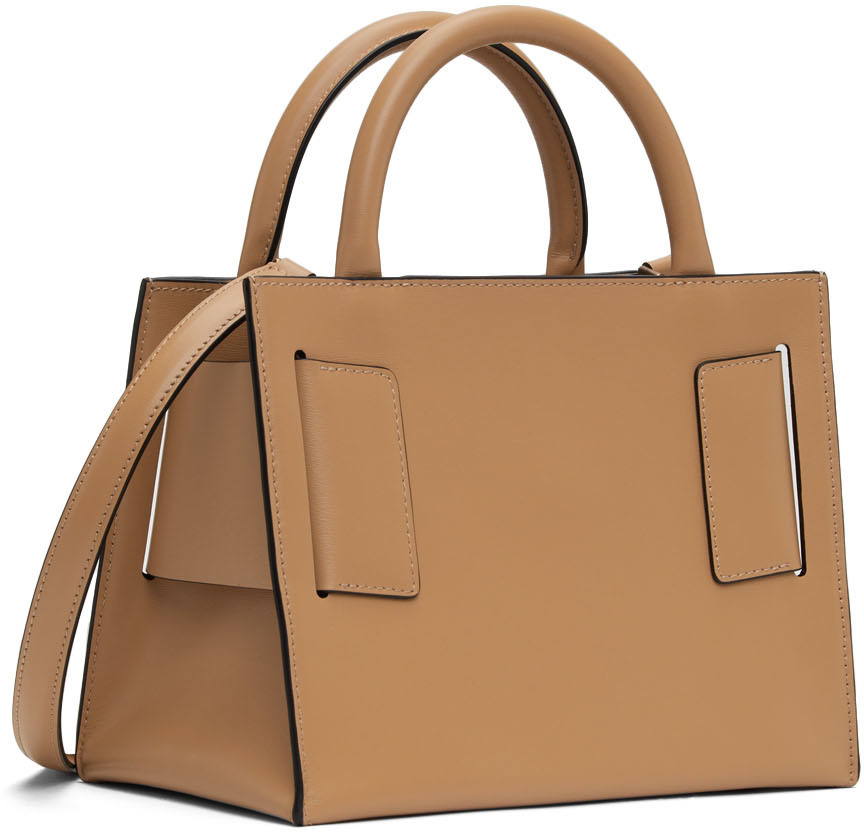 BOYY Tan Bobby 23 Leather Buckle Bag