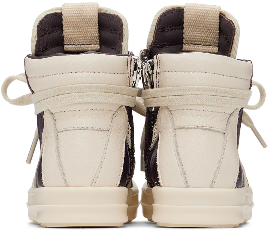 Rick Owens Purple Cargobasket Sneakers