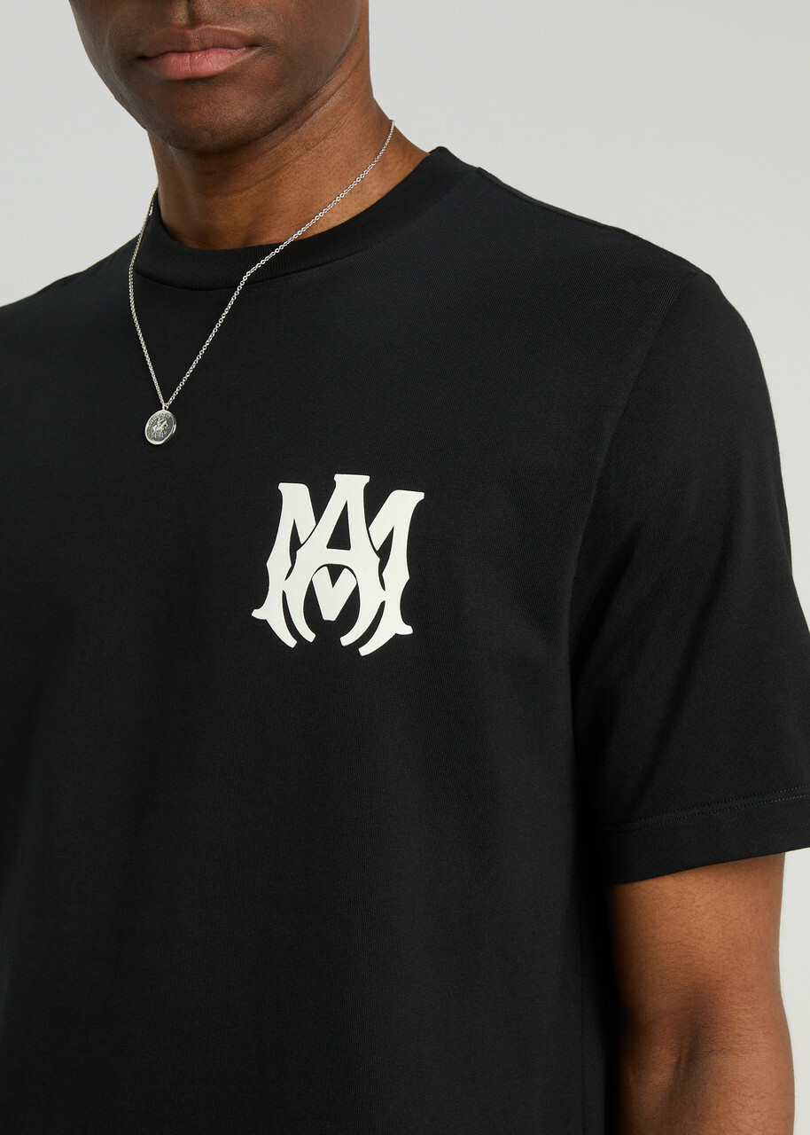 Amiri Logo-print Cotton T-shirt Black Amiri